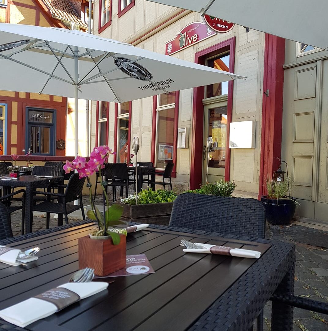 Restaurant Olive Halberstadt — Außenterrasse